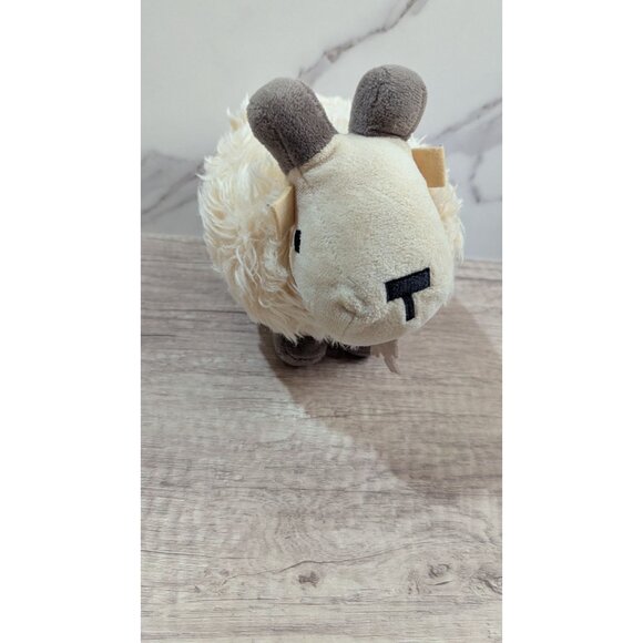 Mattel Minecraft Goat Plush Toy 9" Beige & Brown Stuffed Animal - Picture 10 of 11